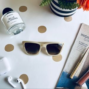 COACH βIVORY HORNβ square sunglasses